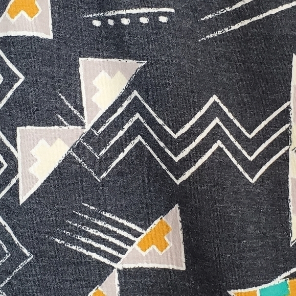 Y2K Grey Ziggy Zags By Nollie Size Small Nwt - Picture 2 of 9